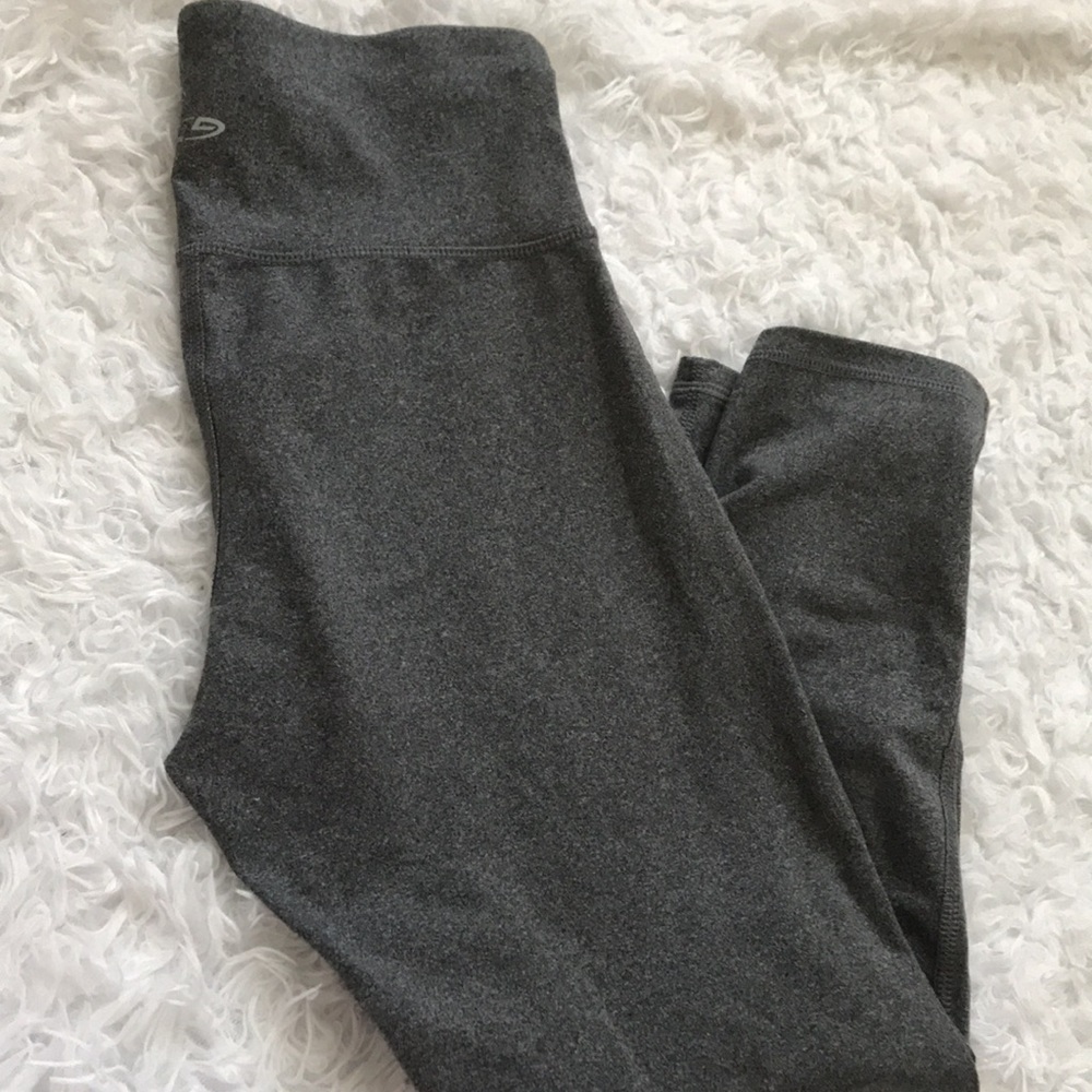Champion Duo Dry Gray Athletic Crop Leggings s
